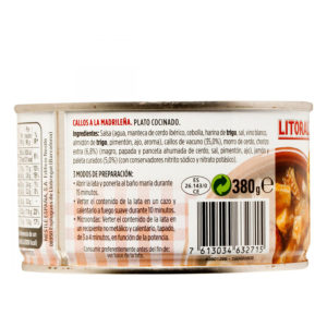 Callos a la Madrileña Litoral