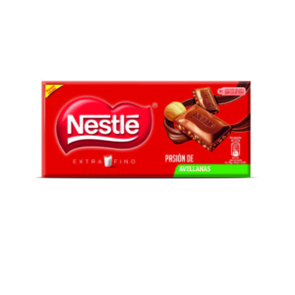 tableta de chocolate con avellanas Nestle