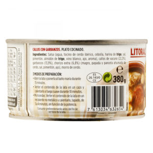 Callos con Garbanzos Litoral